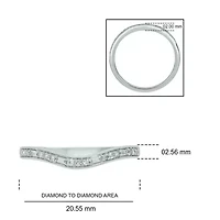 1/ ct. t.w. Diamond Anniversary Band in Sterling Silver