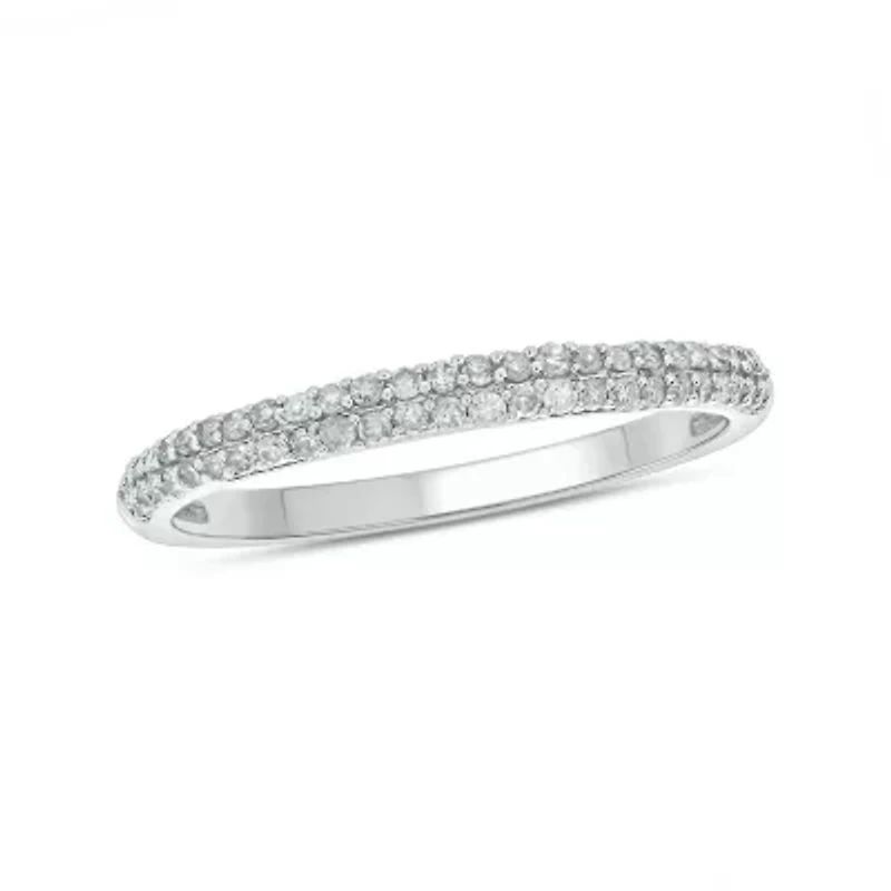 1/4 ct. t.w. Diamond Anniversary Band in Sterling Silver