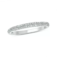 1/4 ct. t.w. Diamond Anniversary Band in Sterling Silver