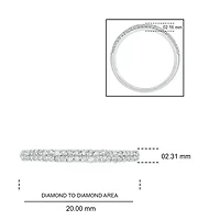 1/4 ct. t.w. Diamond Anniversary Band in Sterling Silver