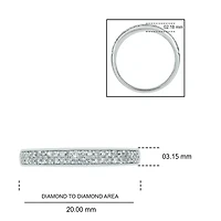 1/4 ct. t.w. Diamond Anniversary Band in Sterling Silver