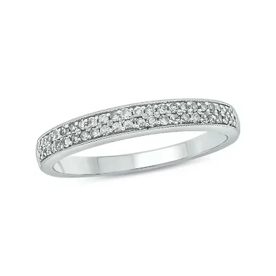1/4 ct. t.w. Diamond Anniversary Band in Sterling Silver