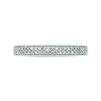 1/4 ct. t.w. Diamond Anniversary Band in Sterling Silver