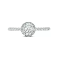 1/5 ct. t.w. Diamond Promise Ring In Sterling Silver