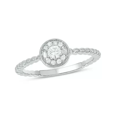 1/5 ct. t.w. Diamond Promise Ring In Sterling Silver