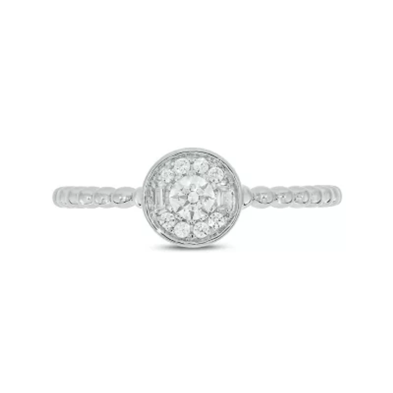 1/5 ct. t.w. Diamond Promise Ring In Sterling Silver