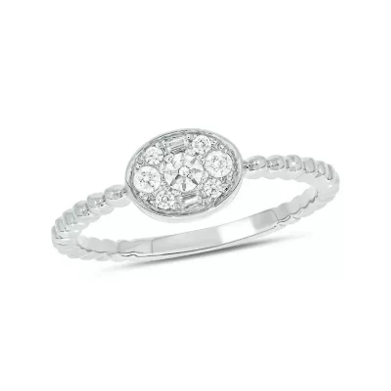 1/5 ct. t.w. Diamond Promise Ring In Sterling Silver