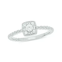 1/5 ct. t.w. Diamond Promise Ring In Sterling Silver