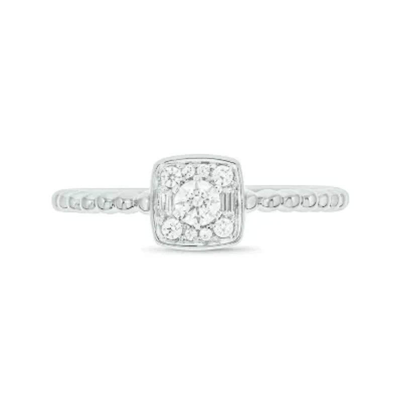 1/5 ct. t.w. Diamond Promise Ring In Sterling Silver