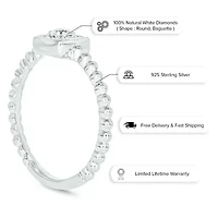 1/5 ct. t.w. Diamond Promise Ring In Sterling Silver