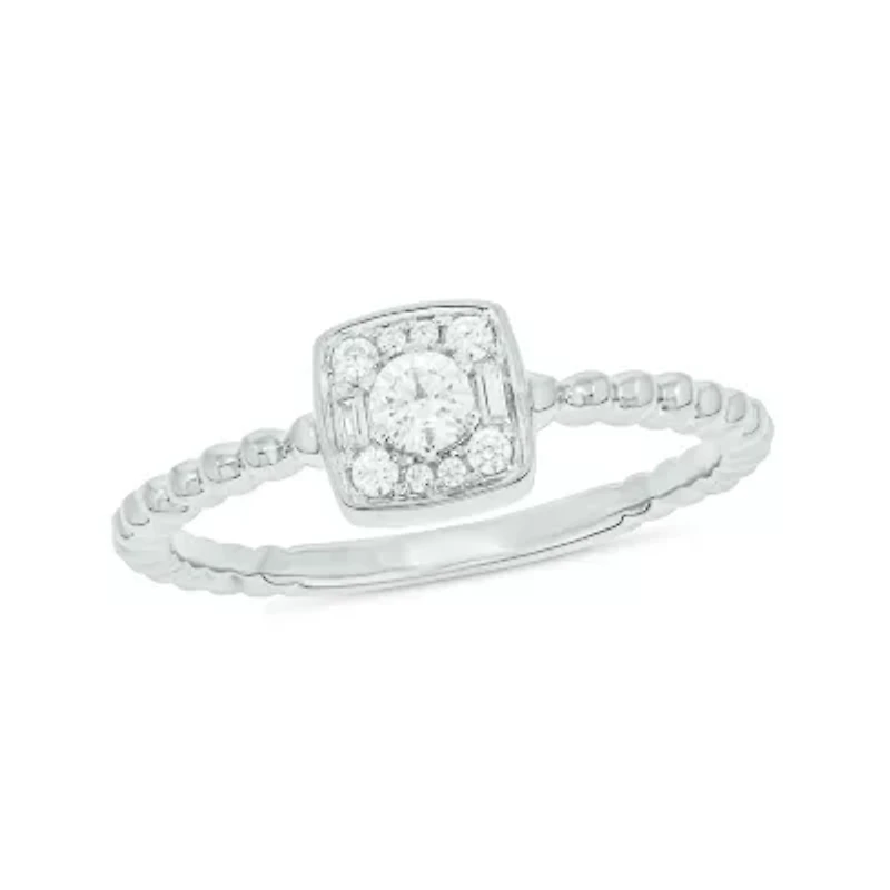 1/5 ct. t.w. Diamond Promise Ring In Sterling Silver
