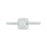 1/5 ct. t.w. Diamond Promise Ring In Sterling Silver