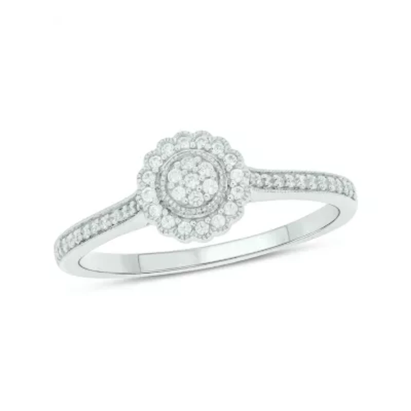 1/5 ct. t.w. Diamond Promise Ring In Sterling Silver