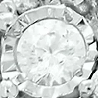 1/3 ct. t.w. Diamond Miracle Plate Promise Ring Sterling Silver