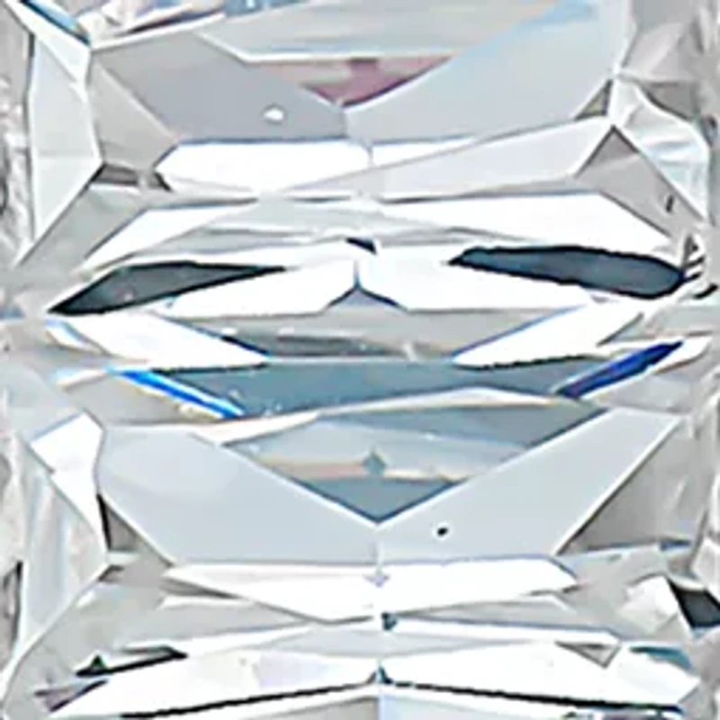 Sterling Silver Two Tone Crucifix with Cubic Zirconia Baguette Ring