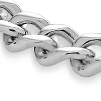 Stainless Steel 6 Millimeter Curb Link Necklace and Bracelet Set