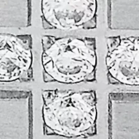 Stainless Steel and Gold Ion Plated Cubic Zirconia Cross Band Ring