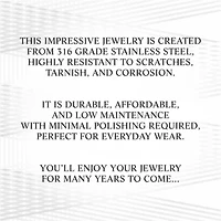 Stainless Steel Gold IP 54 x 31mm Cross Pendant 24-Inch Necklace
