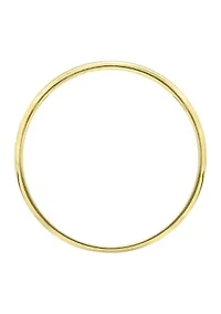 14K Yellow Gold Plain Band Ring