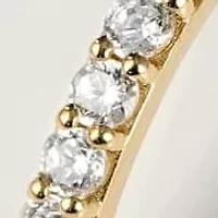 Lab Created 14k Gold grown diamond ctw eternity ring