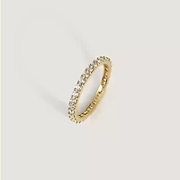 Lab Created 14k Gold grown diamond ctw eternity ring