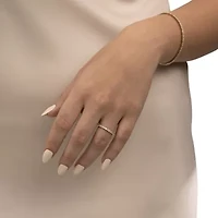 Lab Created 14k Gold grown diamond ctw eternity ring