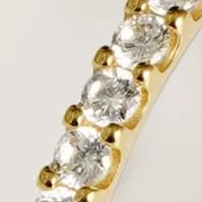Lab Created 14k Gold grown diamond ctw eternity ring