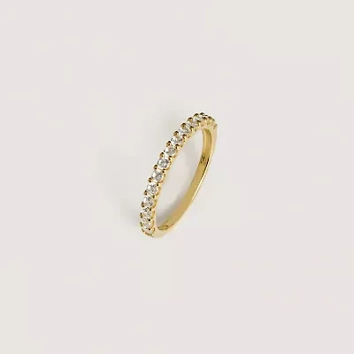 Lab Created 14k Gold grown diamond ctw eternity ring