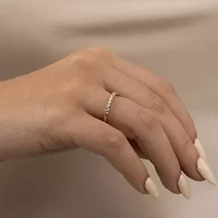 Lab Created 14k Gold grown diamond ctw eternity ring