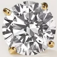 Lab Created 14k Gold Lab grown diamond ctw round cut stud earrings