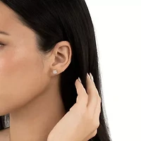Lab Created 14k Gold Lab grown diamond ctw square cut stud earrings