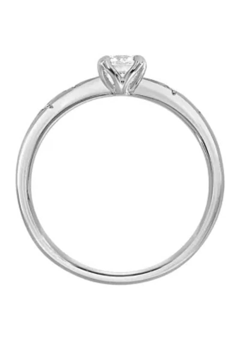 WEB 14KW 1/3CTW RD DIA ENG RING