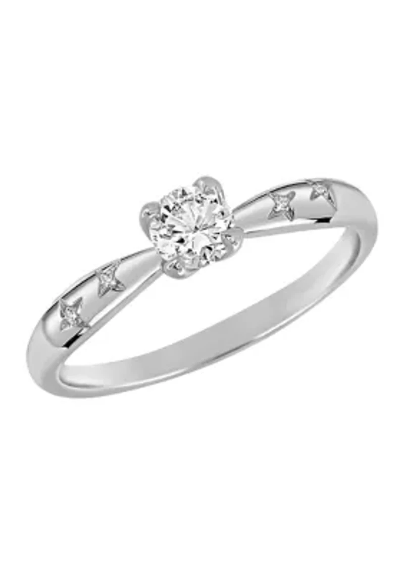 WEB 14KW 1/3CTW RD DIA ENG RING