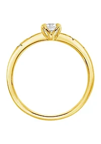 WEB 14KY 1/3CTW RD DIA ENG RING