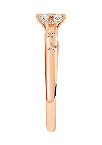 WEB 14KR 1/3CTW PRI DIA ENG RING