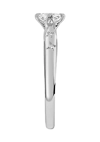 WEB 14KW 1/3CTW PRI DIA ENG RING