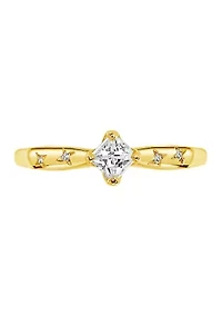 WEB 14KY 1/3CTW PRI DIA ENG RING