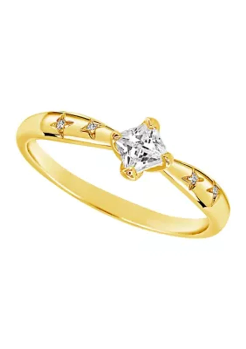 WEB 14KY 1/3CTW PRI DIA ENG RING