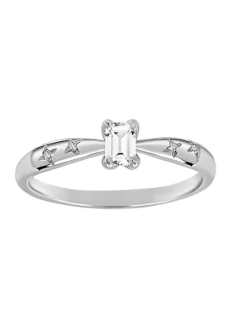 WEB 14KW 1/3CTW EM/RD DIA ENG RING