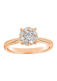 WEB 14KR LR /8CTW RD DIA ENG RING