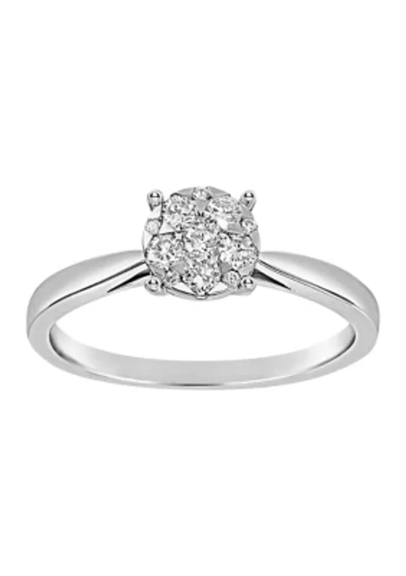 WEB 14KW LR 1/4CTW RD DIA ENG RING