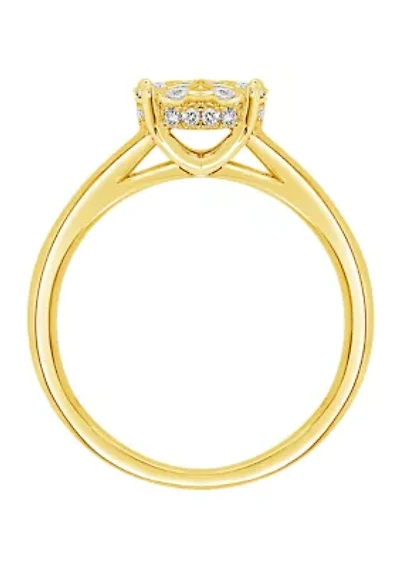 WEB 14KY LR 3/8CTW RD DIA ENG RING