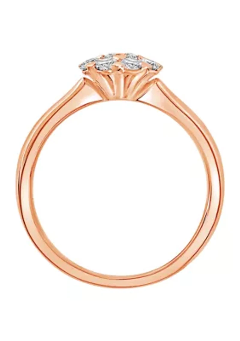 WEB 14KR LR 5/8CTW RD DIA ENG RING