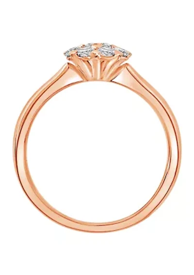 WEB 14KR LR 5/8CTW RD DIA ENG RING