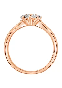 WEB 14KR LR 5/8CTW RD DIA ENG RING