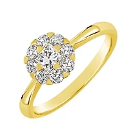 WEB 14KY LR /8CTW RD DIA ENG RING