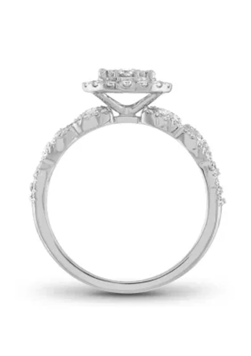 WEB 14KW LR 3/4CTW RD DIA ENG RING