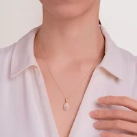 Pear Shaped Moissanite Necklace 18k Gold or Rhodium Plated Sterling Silver
