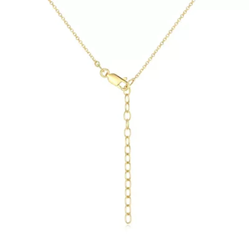 18K Yellow Gold or Rhodium Plated Sterling Silver Moissanite Halo Cushion Cut Station Necklace