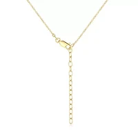 18K Yellow Gold or Rhodium Plated Sterling Silver Moissanite Halo Cushion Cut Station Necklace